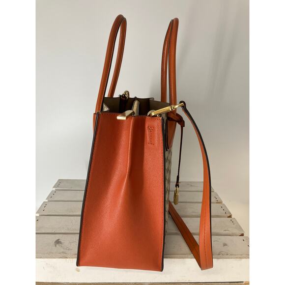 MICHAEL KORS, SIGNATURE PRINT SAFFIANO LEATHER CROSSBODY BAG - Picture 2 of 16